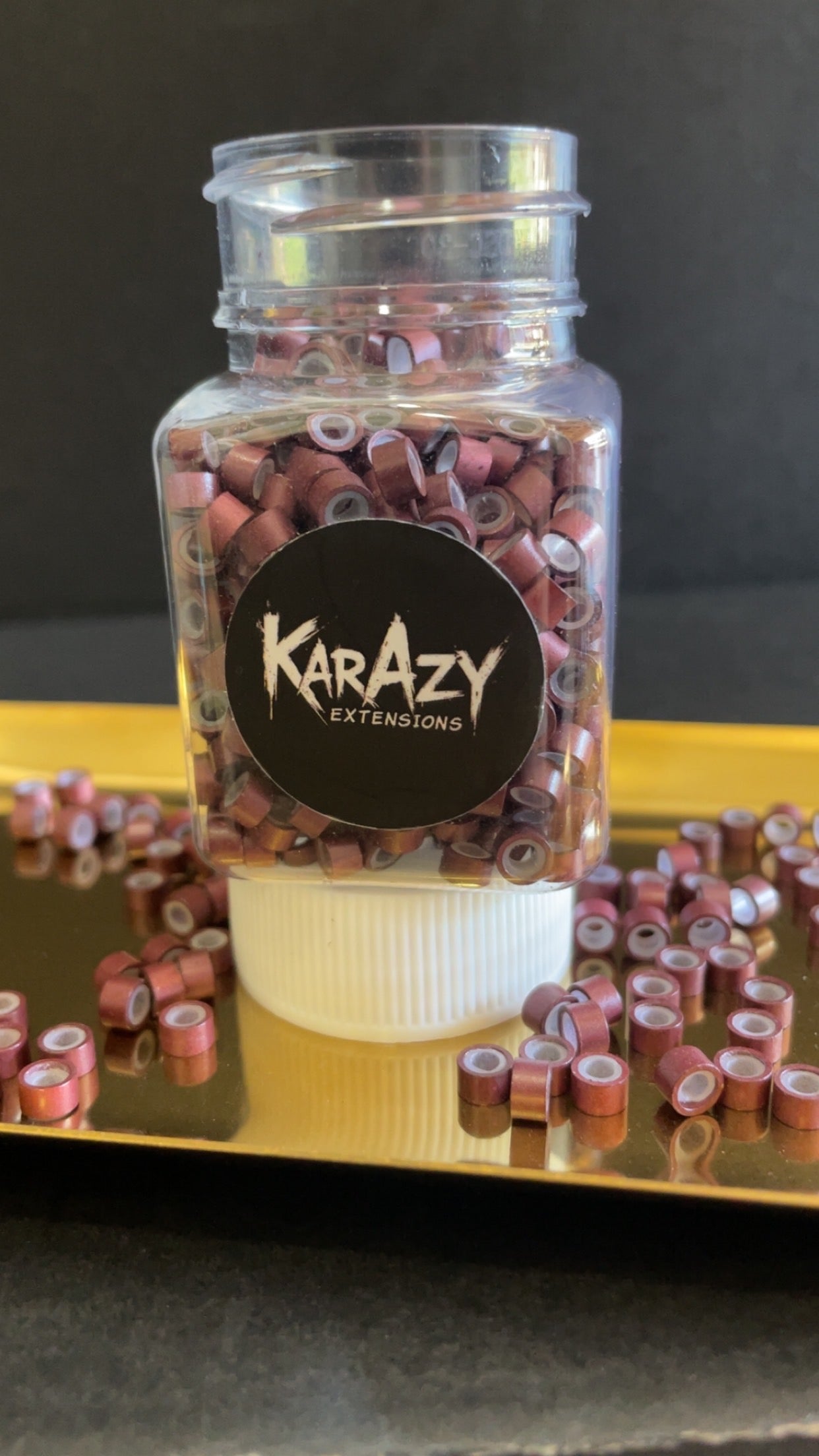 Silicone Beads – 1,000 Count per Bottle