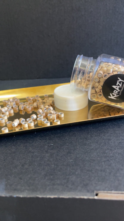 Silicone Beads – 1,000 Count per Bottle